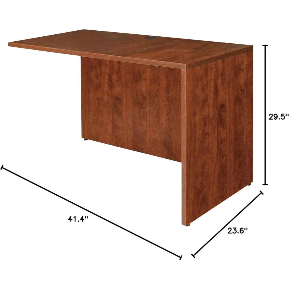 Ljustra 69000 Series Modern Desk Cherry Engineered Wood Office Furniture