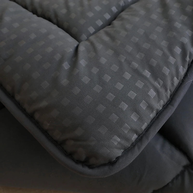 Ljustra Thin Quilted Mattress Pad Twin Full Queen King Dark Grey