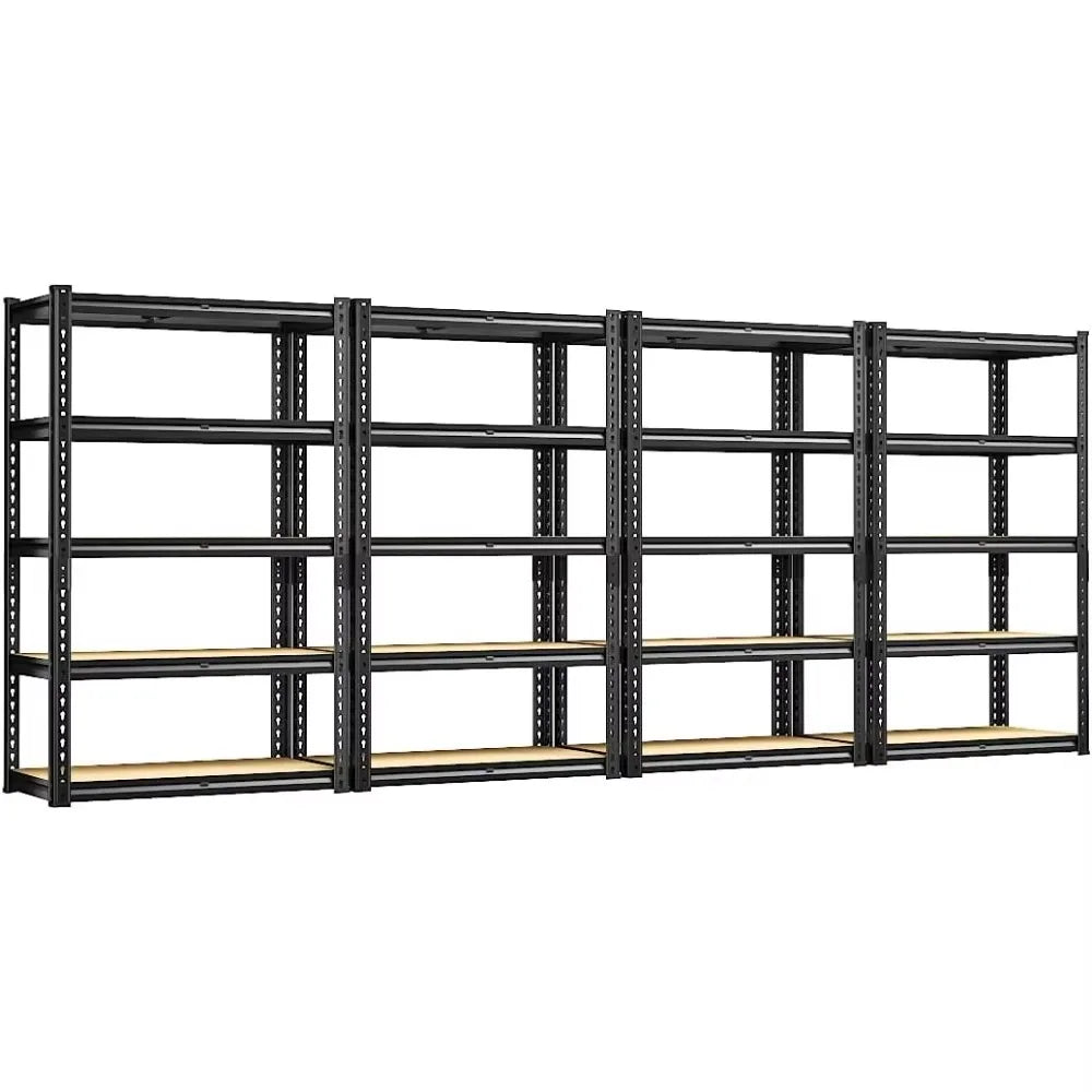 5 Tier Heavy Duty Garage Shelving 2020 LBS Capacity Adjustable Storage