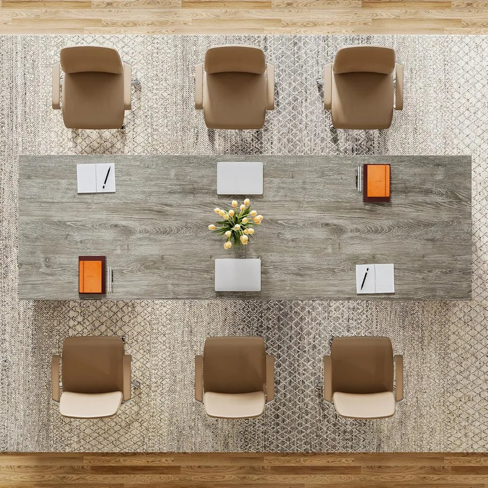 7ft Extra Long Conference Table Modern Office Meeting Room Desk