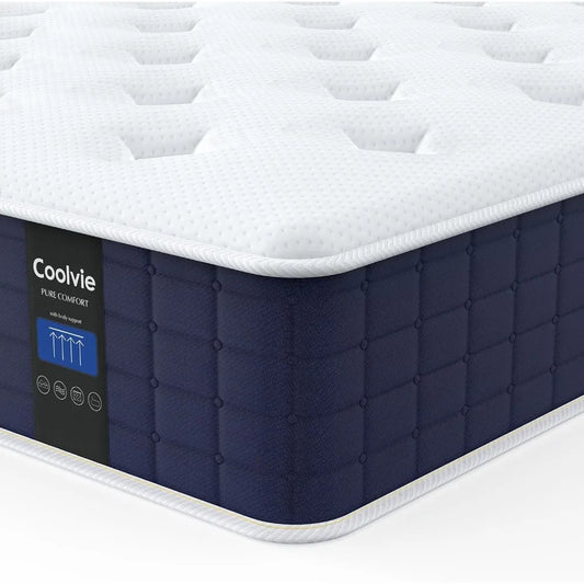 Ljustra Twin Mattress 10 Inch Hybrid Memory Foam Bed in a Box