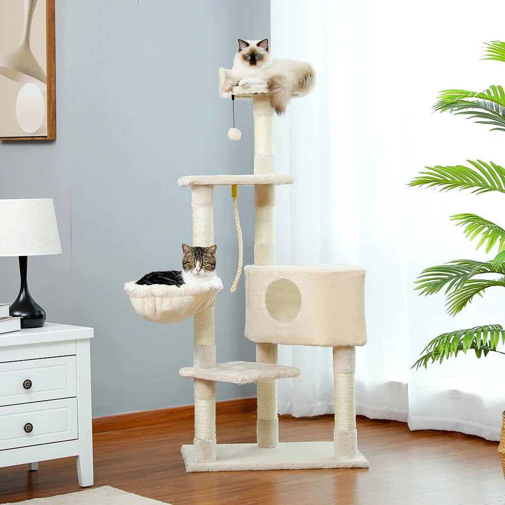 Pet Cat Tree Tower Condo Scratching Post Activity House for Cats