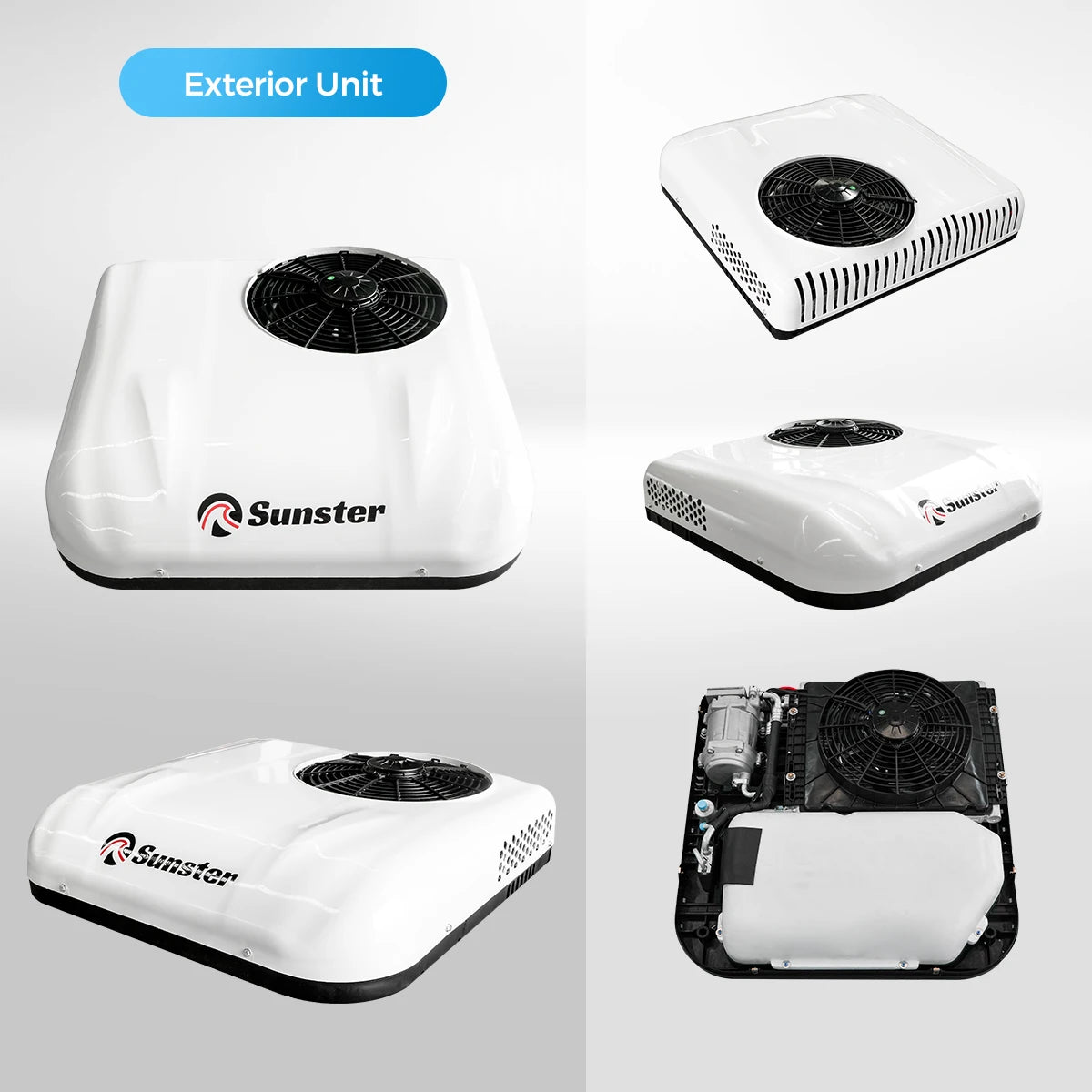 12V 24V Rooftop Air Conditioner for RV Truck Camper Van Caravan