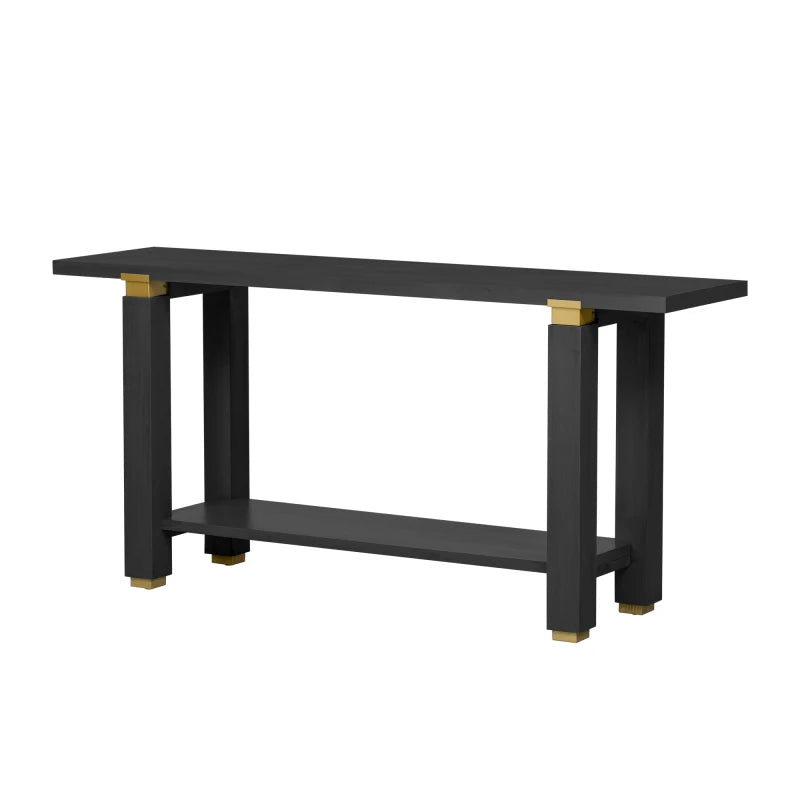 Ljustra Modern Minimalist Console Table Solid Wood Entryway Sofa Table