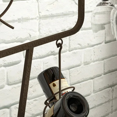 Unique Design Wine Bakers Rack Freestanding Storage Solution for Home