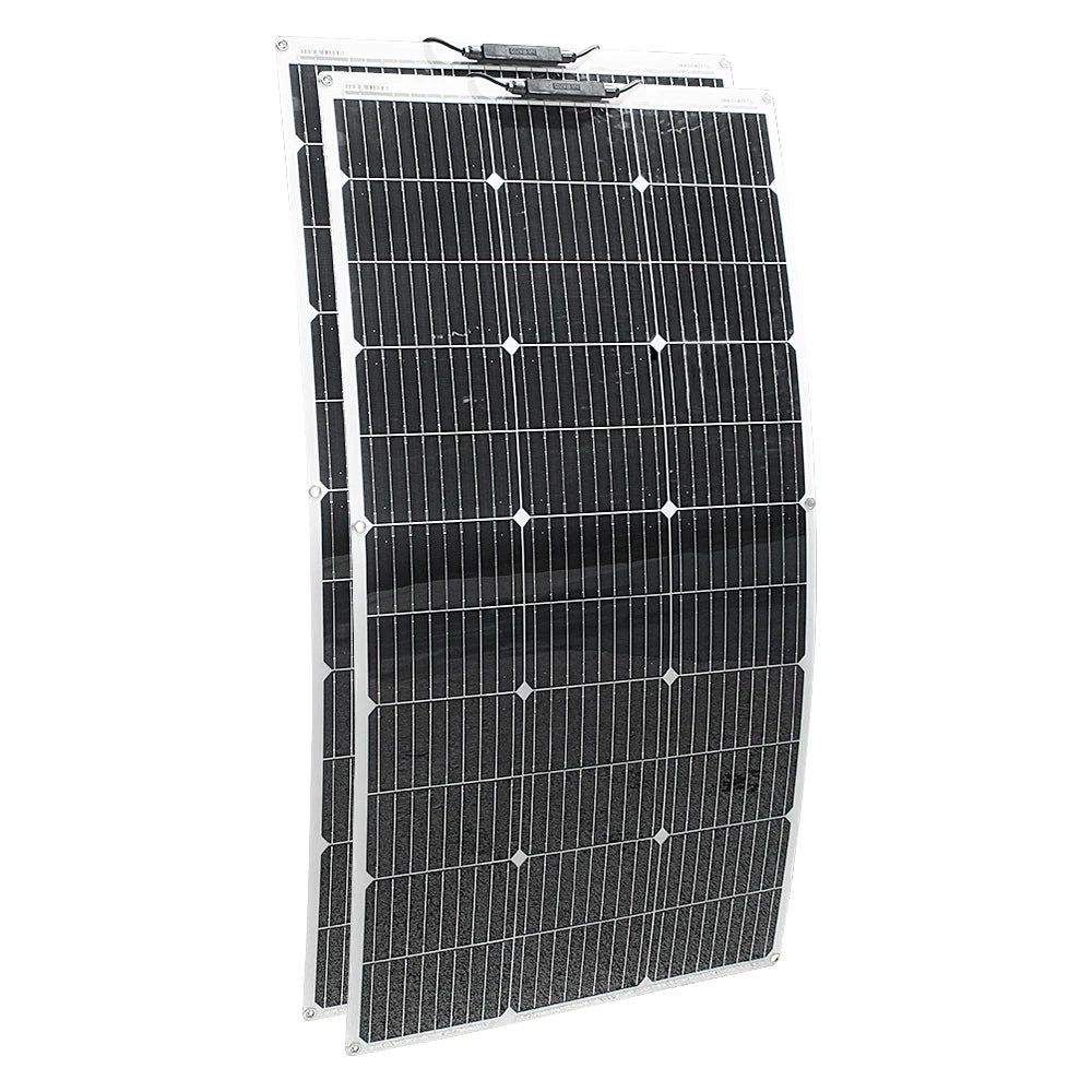 100 Watt Flexible Solar Panel Monocrystalline 12V 24V Battery Charger