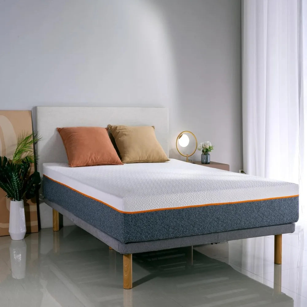 Ljustra 10 Inch Full Memory Foam Mattress Medium Firm Cooling Comfort