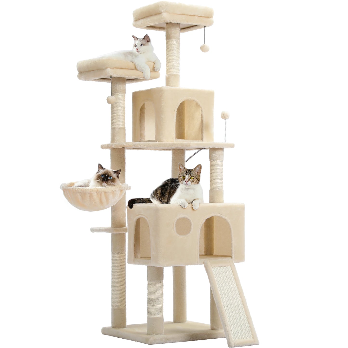 Luxury Cat Climbing Frame Multi-Layer Scratching Post Playground