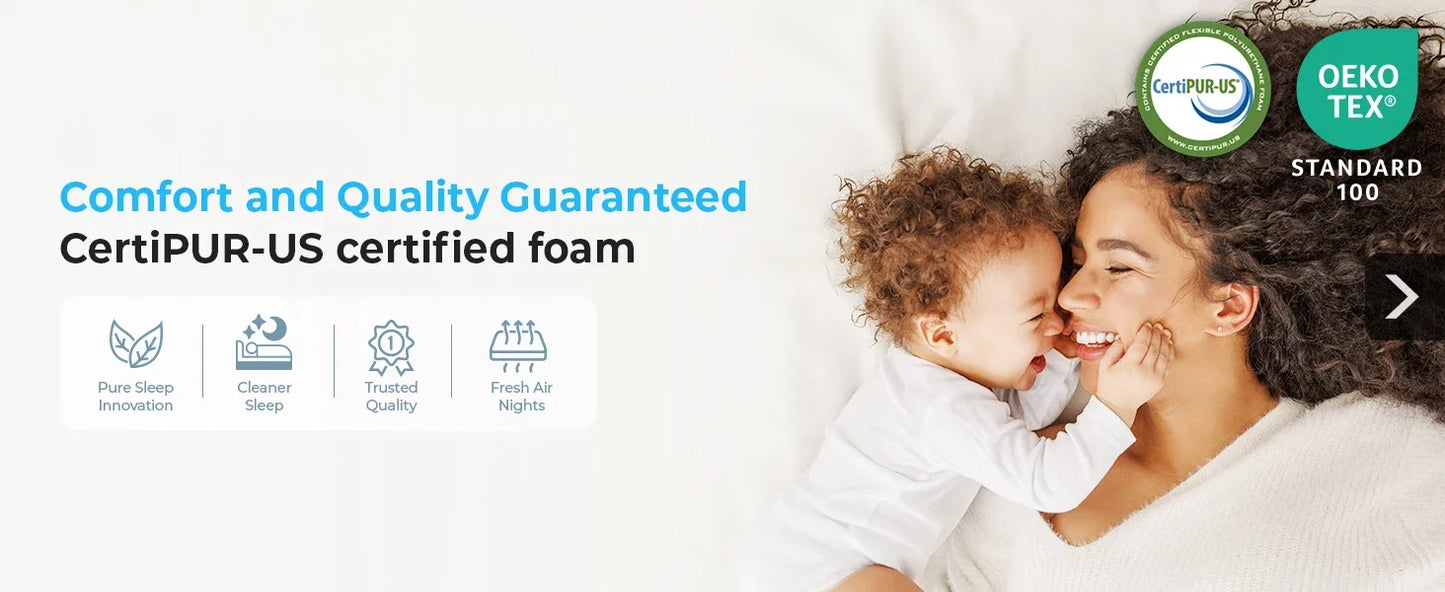 Ljustra 8 Inch Twin Cooling Gel Memory Foam Mattress Medium Firm