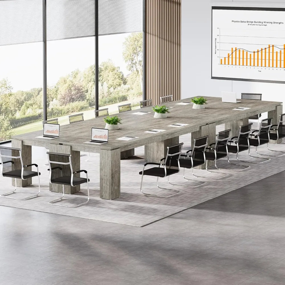 7ft Extra Long Conference Table Modern Office Meeting Room Desk