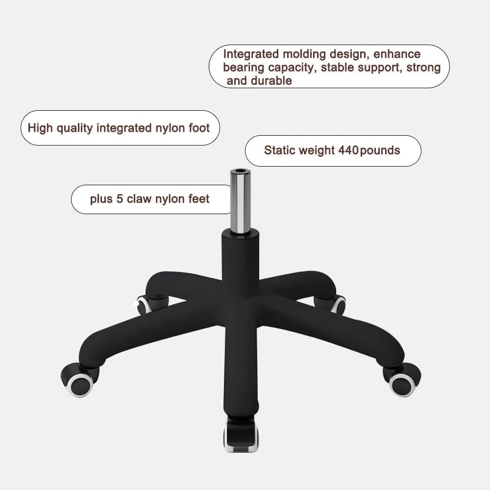 Velvet Petal Desk Chair Adjustable Upholstered Vanity Modern Office Seat