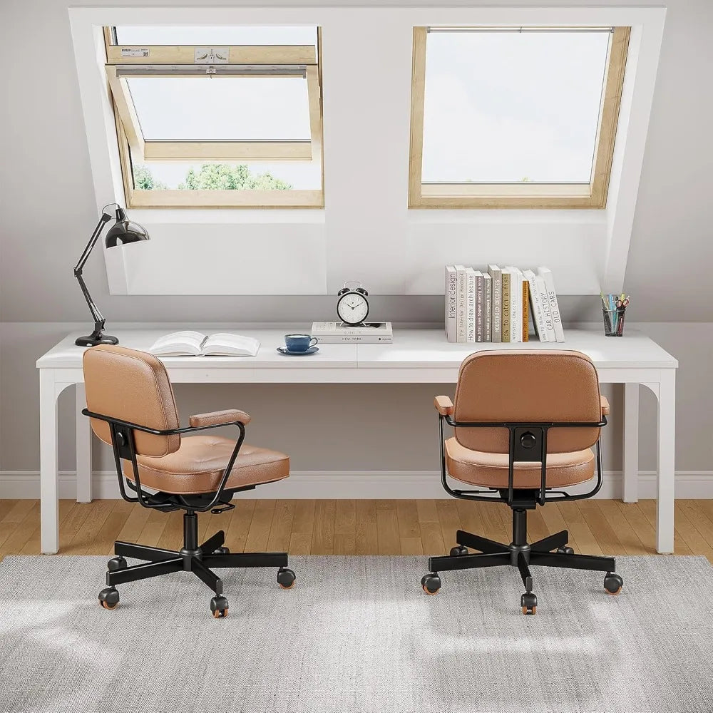 Extra Long 2-Person Home Office Desk Double Workstation Computer Desk