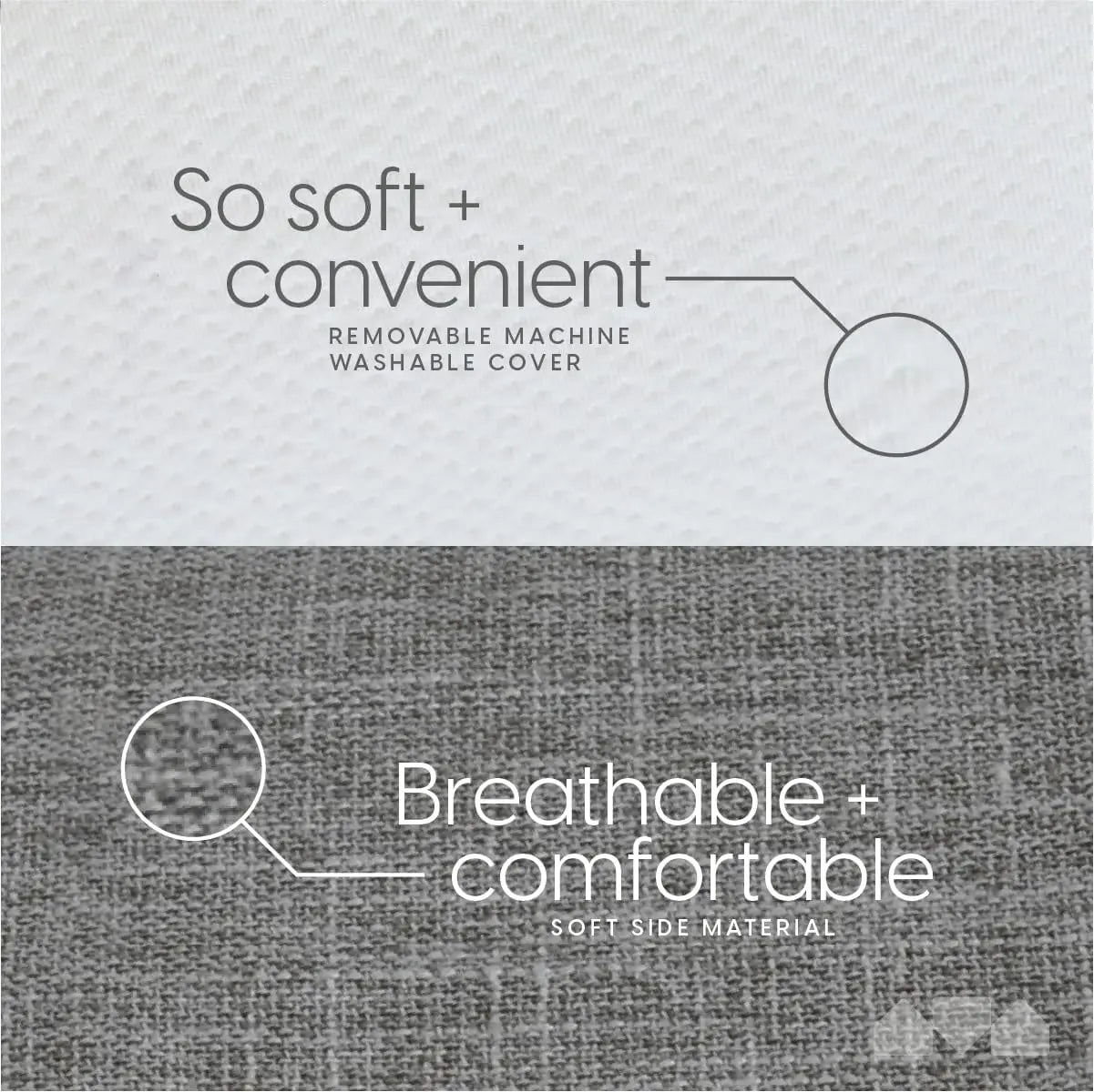 Ljustra Twin Bunk Bed Trundle Mattress Pack of 2 Memory Foam