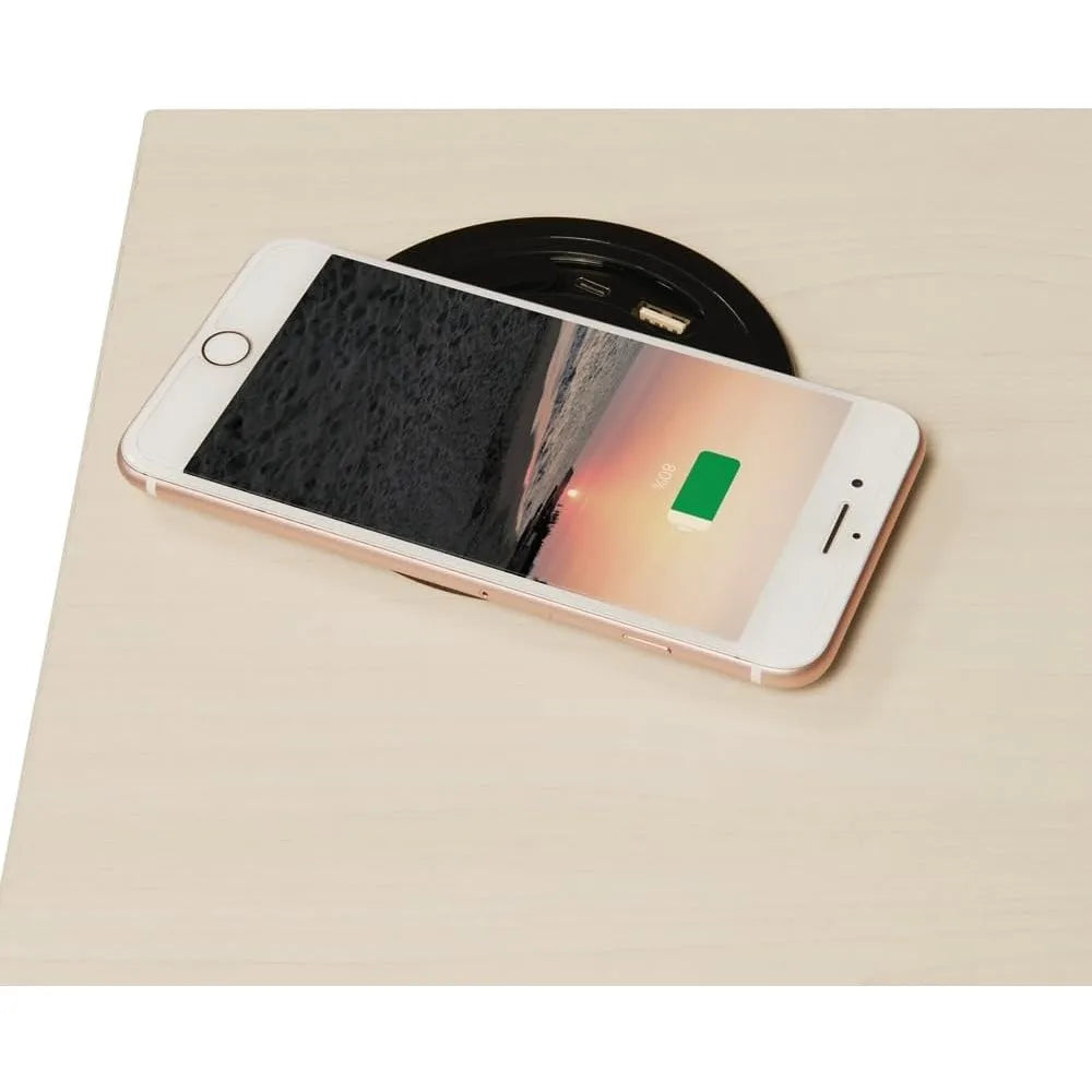 Brite Table Desk 48" Computer Desk with Maple Top and Steel Frame