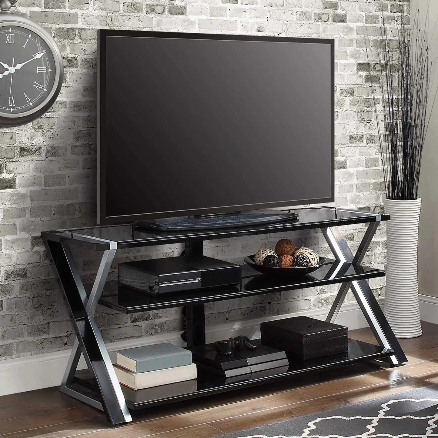 3-in-1 Television Stand for TVs up to 70 Inch Modern Design