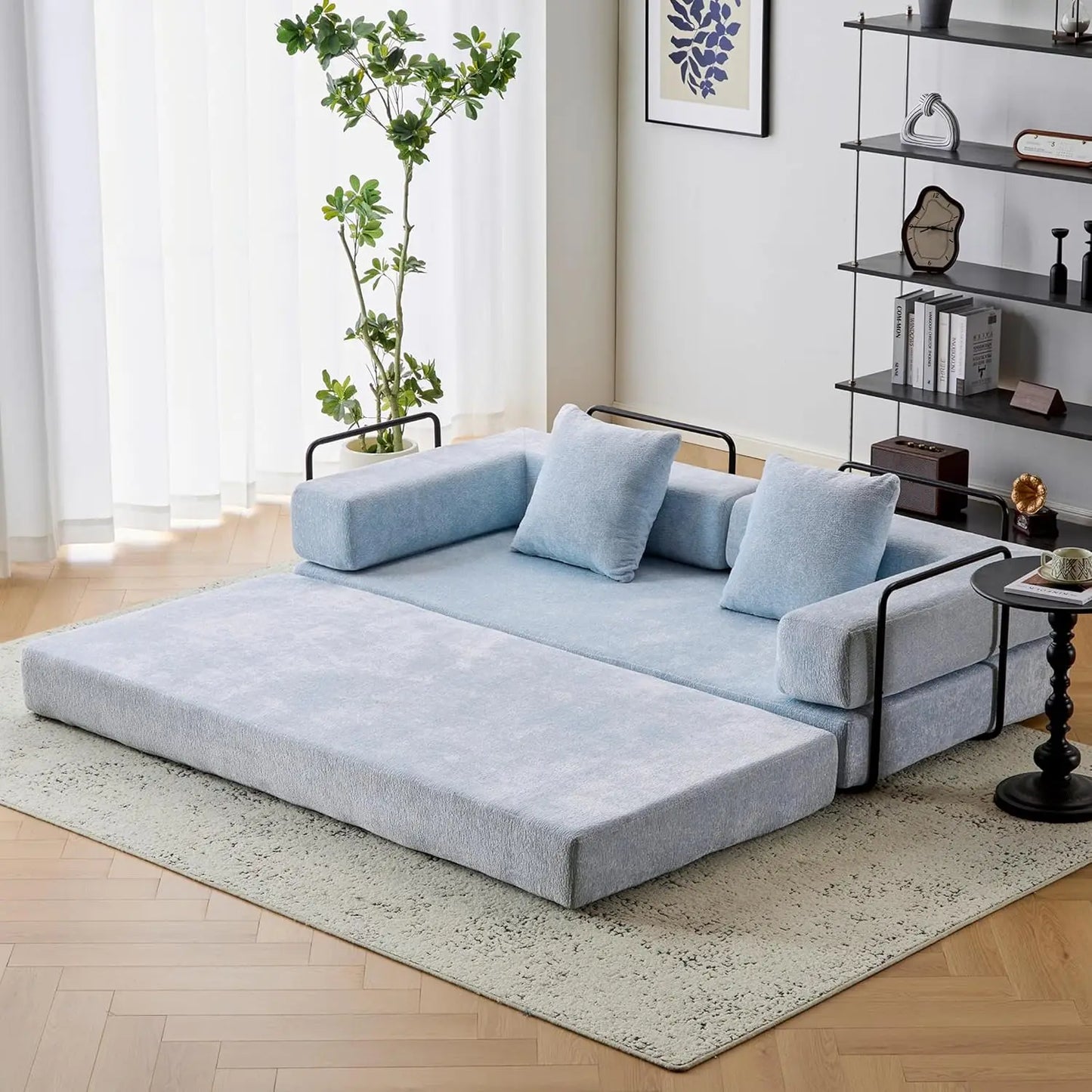 Ljustra Convertible Sleeper Sofa Bed Folding Couch Lounge Bed