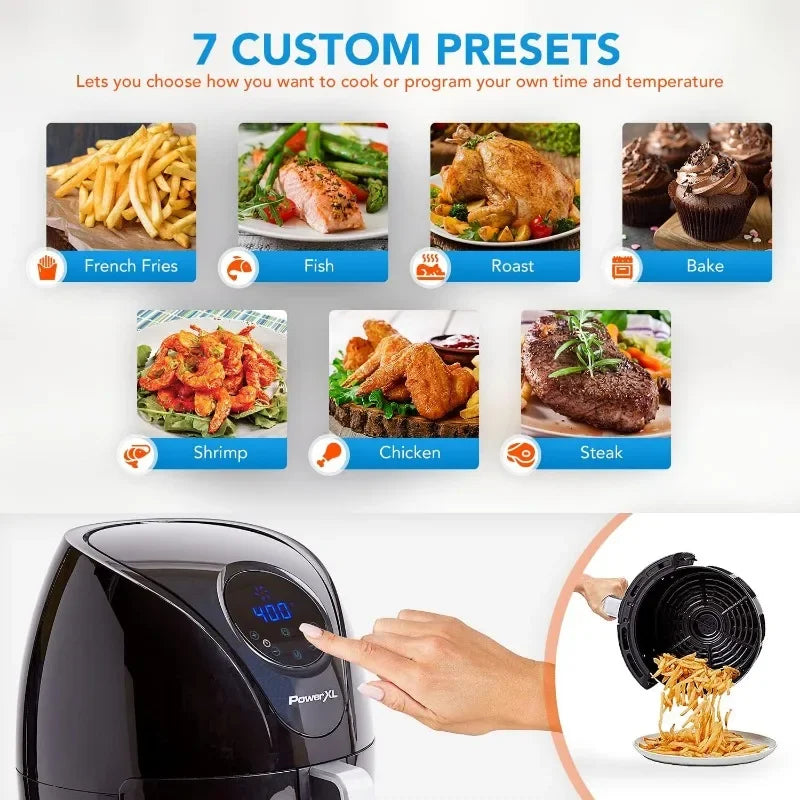 PowerXL Air Fryer 7QT Maxx Classic Extra Hot Air Fry Cook Crisp Roast Bake