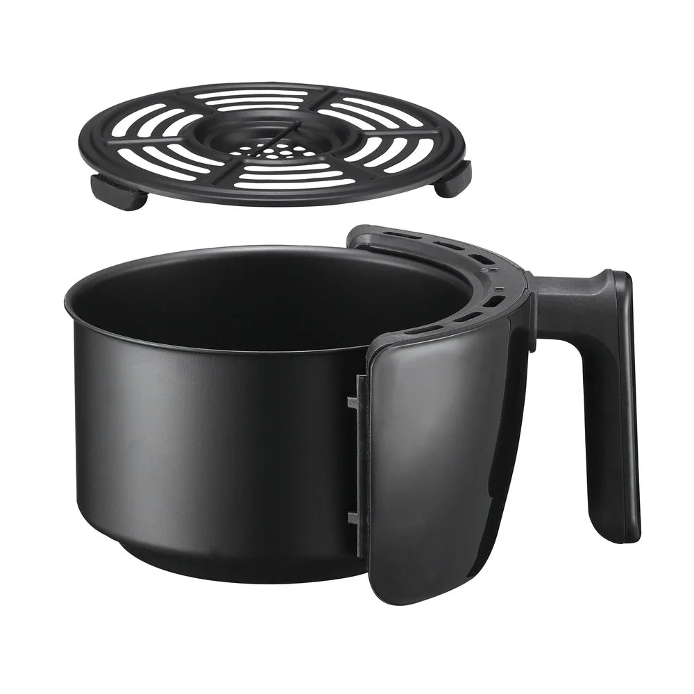 Compact 2Qt Air Fryer Healthy Cooking Adjustable Temp Time Control Non-Stick