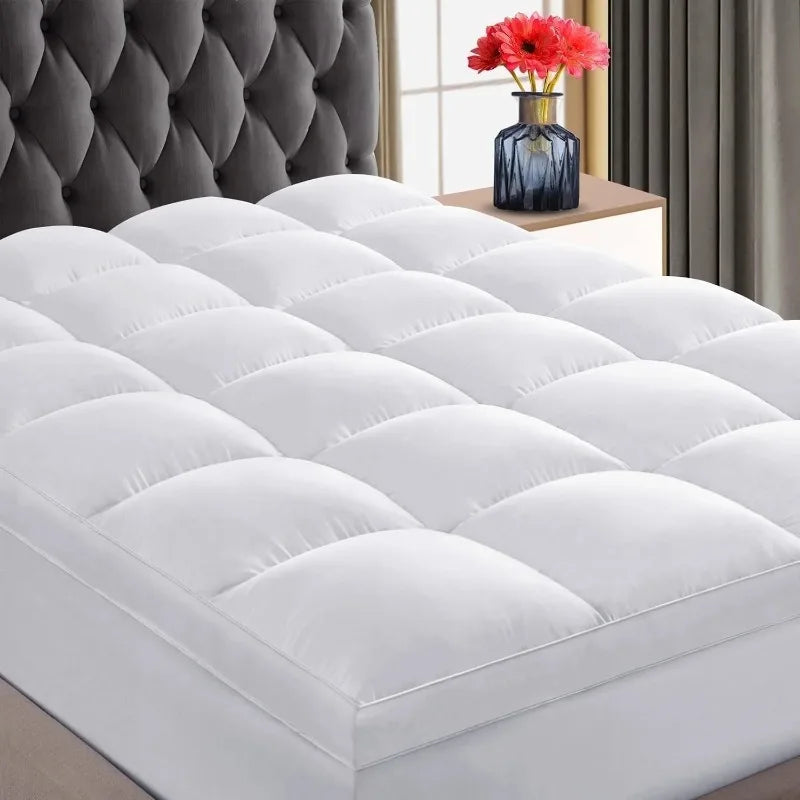 Ljustra Queen Mattress Topper Extra Thick Cooling Pillow Top