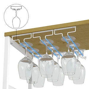 Wine Cabinet Large Storage Detachable Rack Industrial Sideboard Buffet