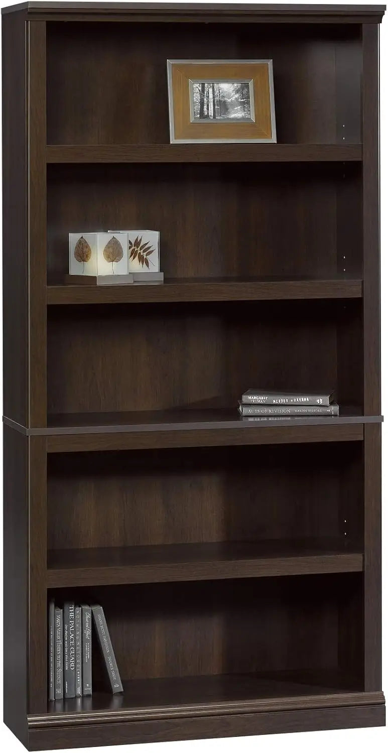 5 Tier Wooden Bookcase Multipurpose Bookshelf Home Office Living Room