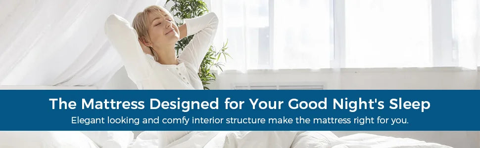 Ljustra Full Mattress 10 Inch Hybrid Innerspring Breathable Soft Cover