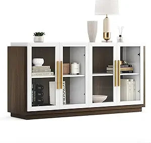 Modern Sideboard Buffet Cabinet Storage Console Table for Dining Room