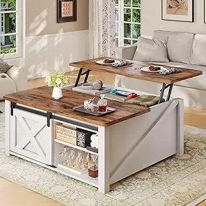 Lift Top Coffee Table with Storage Square Coffee Table for Living Room