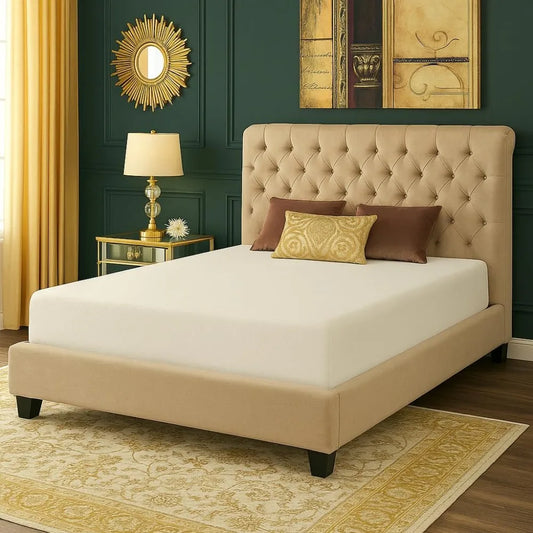 Ljustra Gel-Infused Memory Foam Mattress 8 Inch Medium Firm