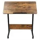 Adjustable Height Standing Desk Portable Rolling Laptop Computer Stand