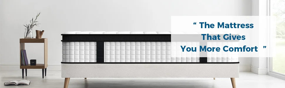 Ljustra Full Mattress 10 Inch Hybrid Innerspring Breathable Soft Cover