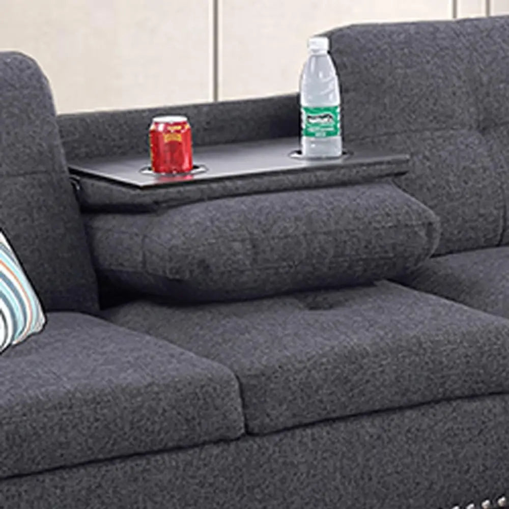 Ljustra Modular Sectional Sofa Set with Storage Ottoman and Pillows