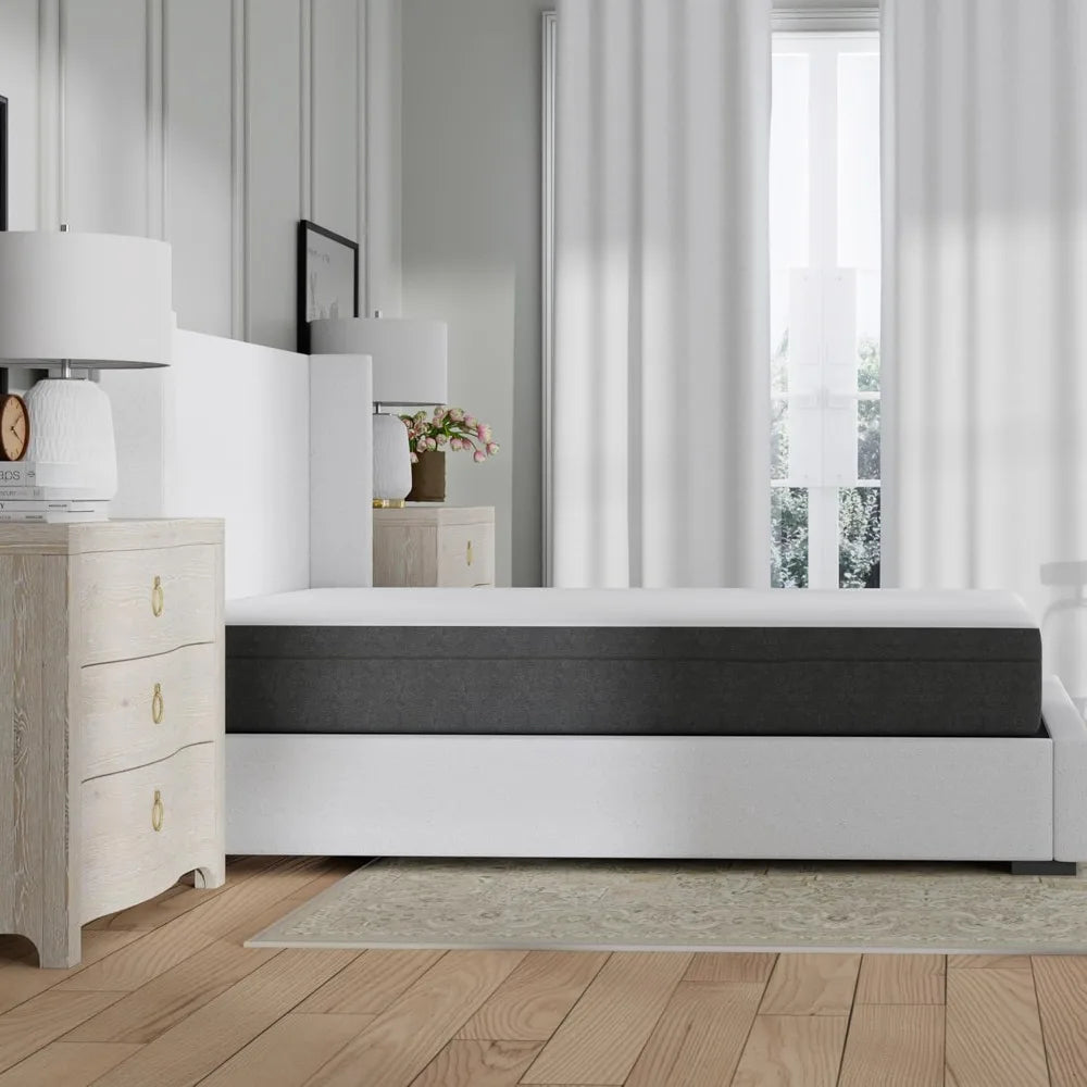 Ljustra King Mattress Medium Firm 10 Inch Cool Gel Memory Foam