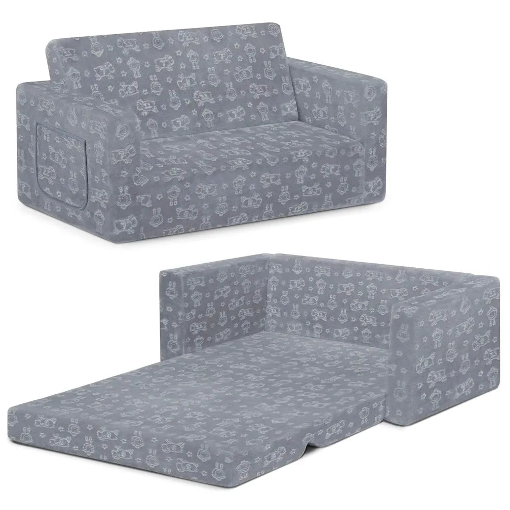 Ljustra Extra Wide Convertible Sofa Lounger Comfy 2-in-1 Flip Open