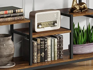 Sofa Table with Storage Console Table for Living Room Entryway TV Stand