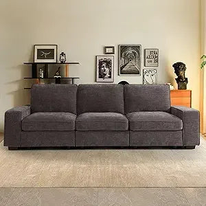 Ljustra 100.5" Modern Modular Sectional Sofa Couch Storage USB Port