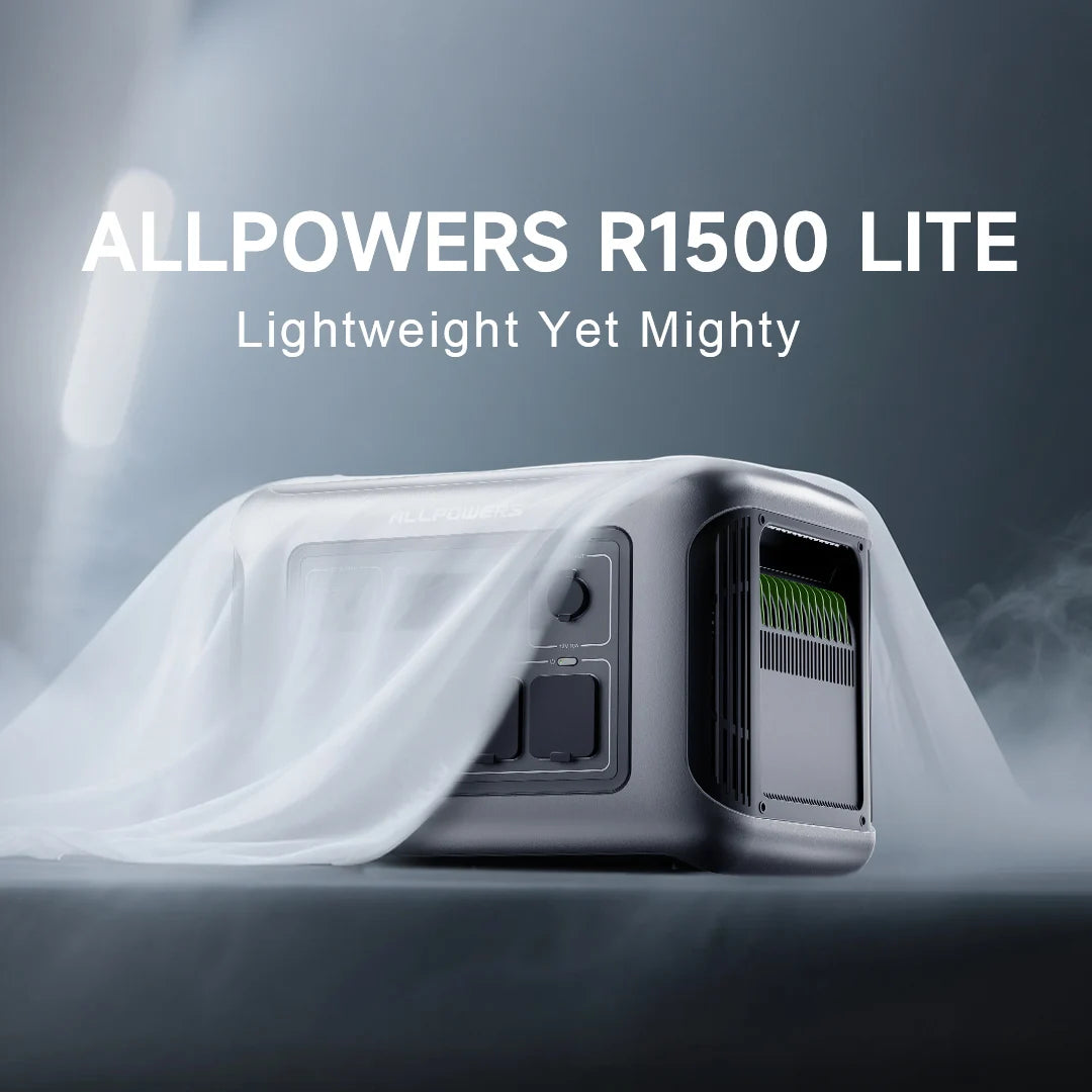 ALLPOWERS R1500 Portable Power Station 1152Wh Solar Generator 1800W