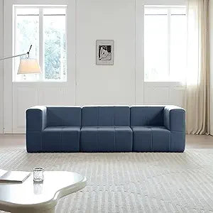 Modular Sectional Sofa Couch Compressed Foam 3-Seat Modern Living Room