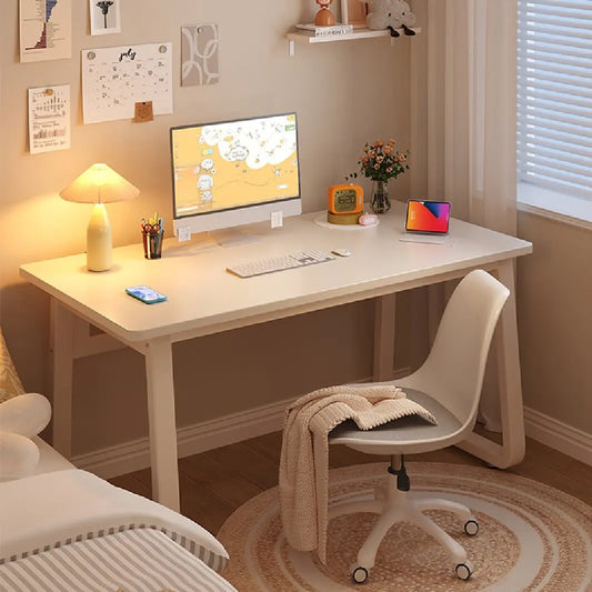 Ljustra Modern Simple White Computer Desk Small Writing Table for Office