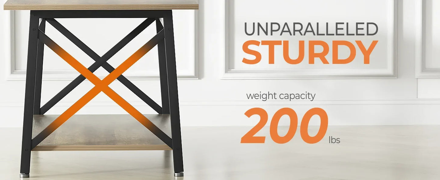 Coffee Table with Storage Modern 39 Inch Farmhouse Living Room Table