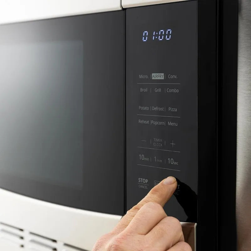 RecPro RV Kitchen Air Fryer Convection Microwave 1.0 Cu Ft 120V 6 Modes