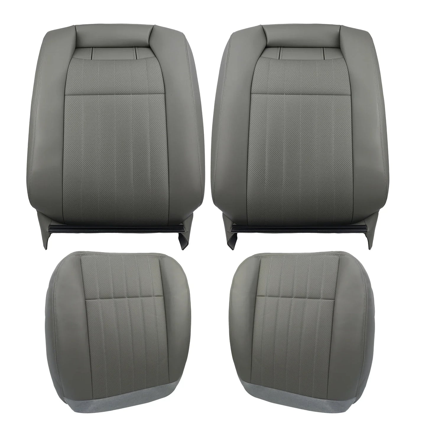 1994-1996 Chevrolet Impala SS Seat Covers Microfiber Leather Grey