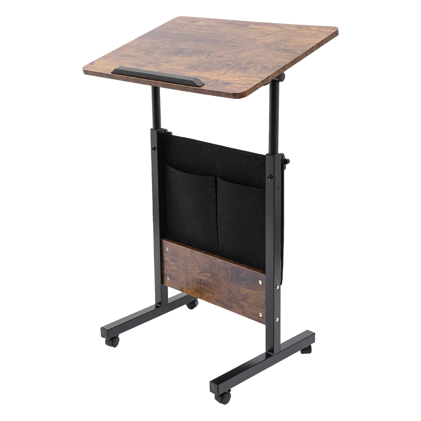 Adjustable Height Mobile Standing Desk Portable Office Study Table