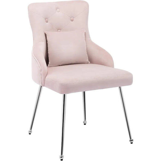 Velvet Vanity Chair Modern Accent Chair Upholstered Side Chair
