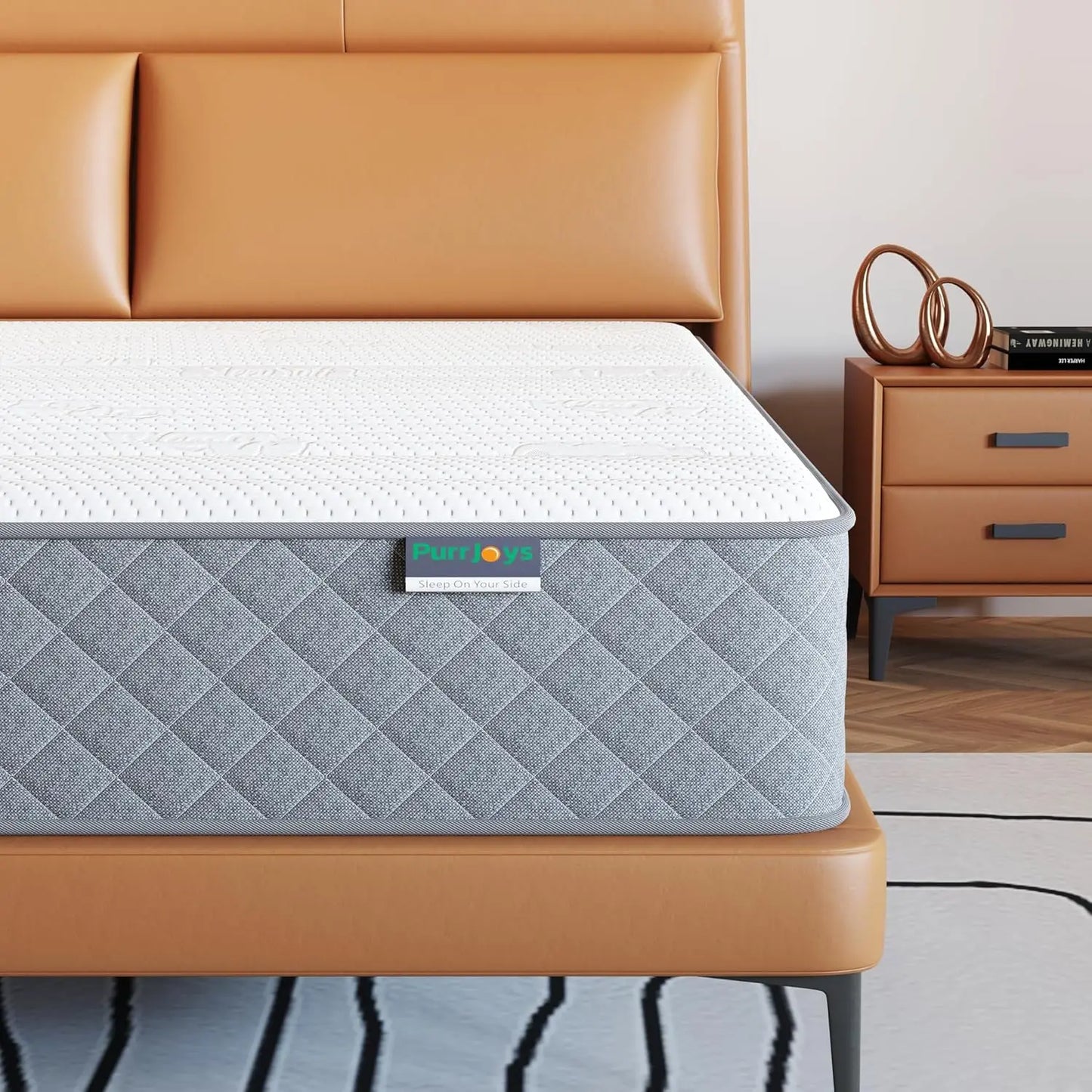 Ljustra 10 Inch Full Queen Mattress Cooling-Gel Memory Foam Hybrid