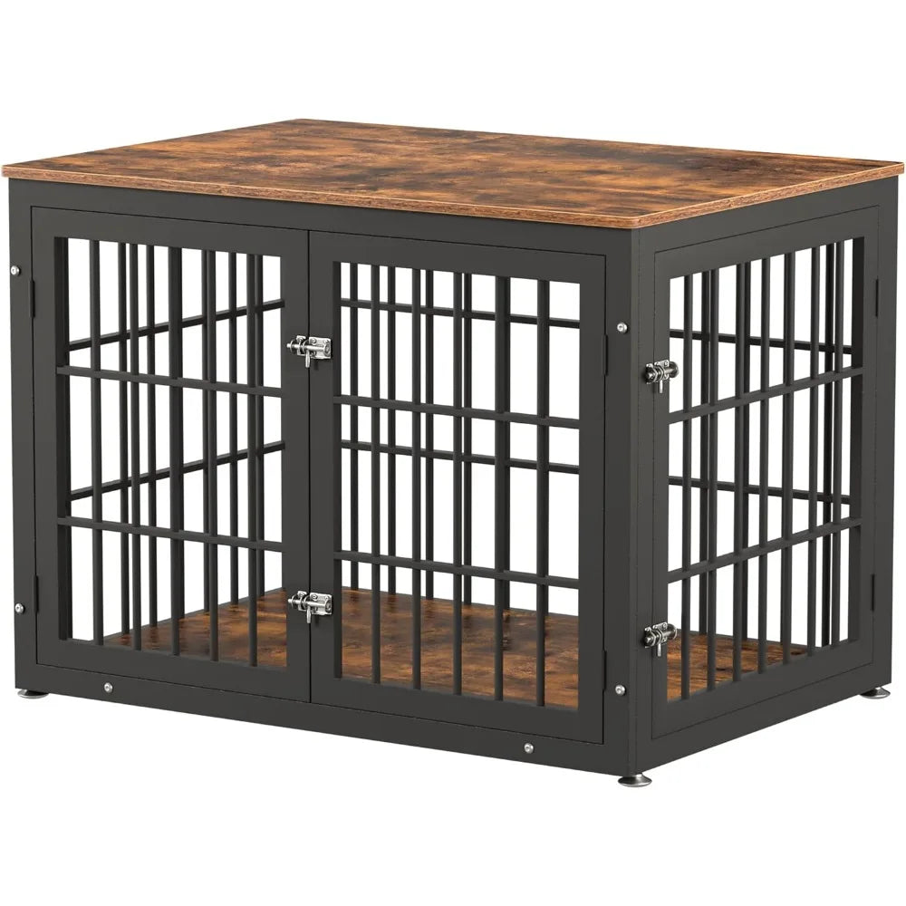42 Inch Heavy Duty Dog Crate Furniture for Large Medium Dogs End Table