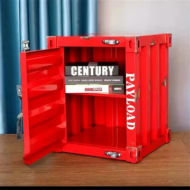 Ljustra Industrial Style Coffee Table Small Storage Nightstand Cabinet
