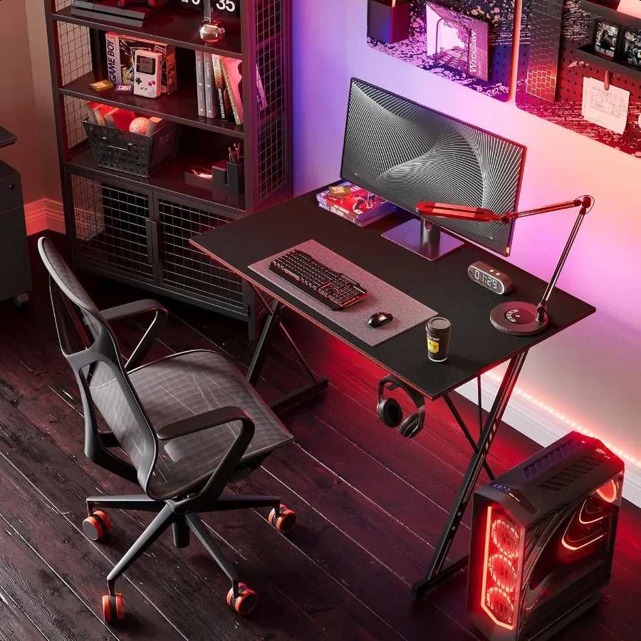 Gaming Desk 32 Inch PC Computer Desk Home Office Table Gamer Workstation