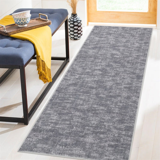 Long Hallway Runner Rug 2x8ft Modern Indoor Accent Mat Machine Washable