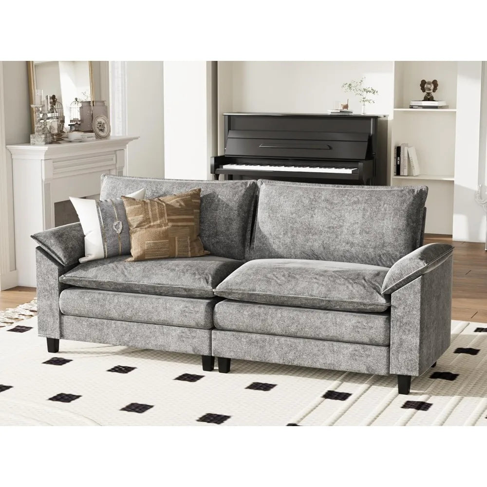 Ljustra Modular Sectional Loveseat Sofa Cloud Couch for Apartment